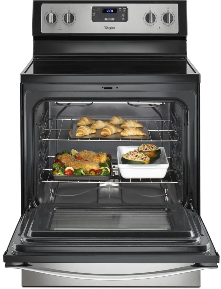 Whirlpool, WFE320M0ES, Estufa Eléctrica de Acero Inoxidable, 4